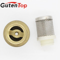 Clapet anti-retour en laiton de haute qualité Gutentop avec filtre ss pour le marché de l&#39;euro